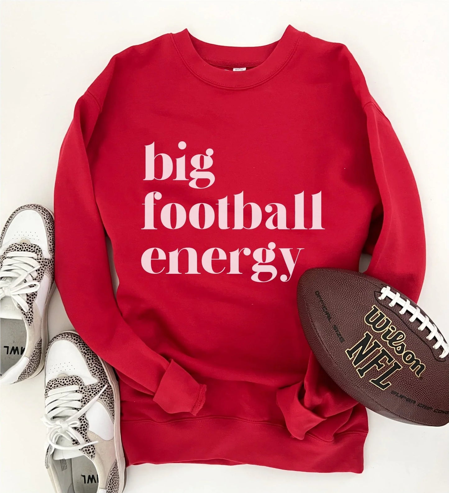 PREORDER: Big Football Energy Sweatshirt in Assorted Colors