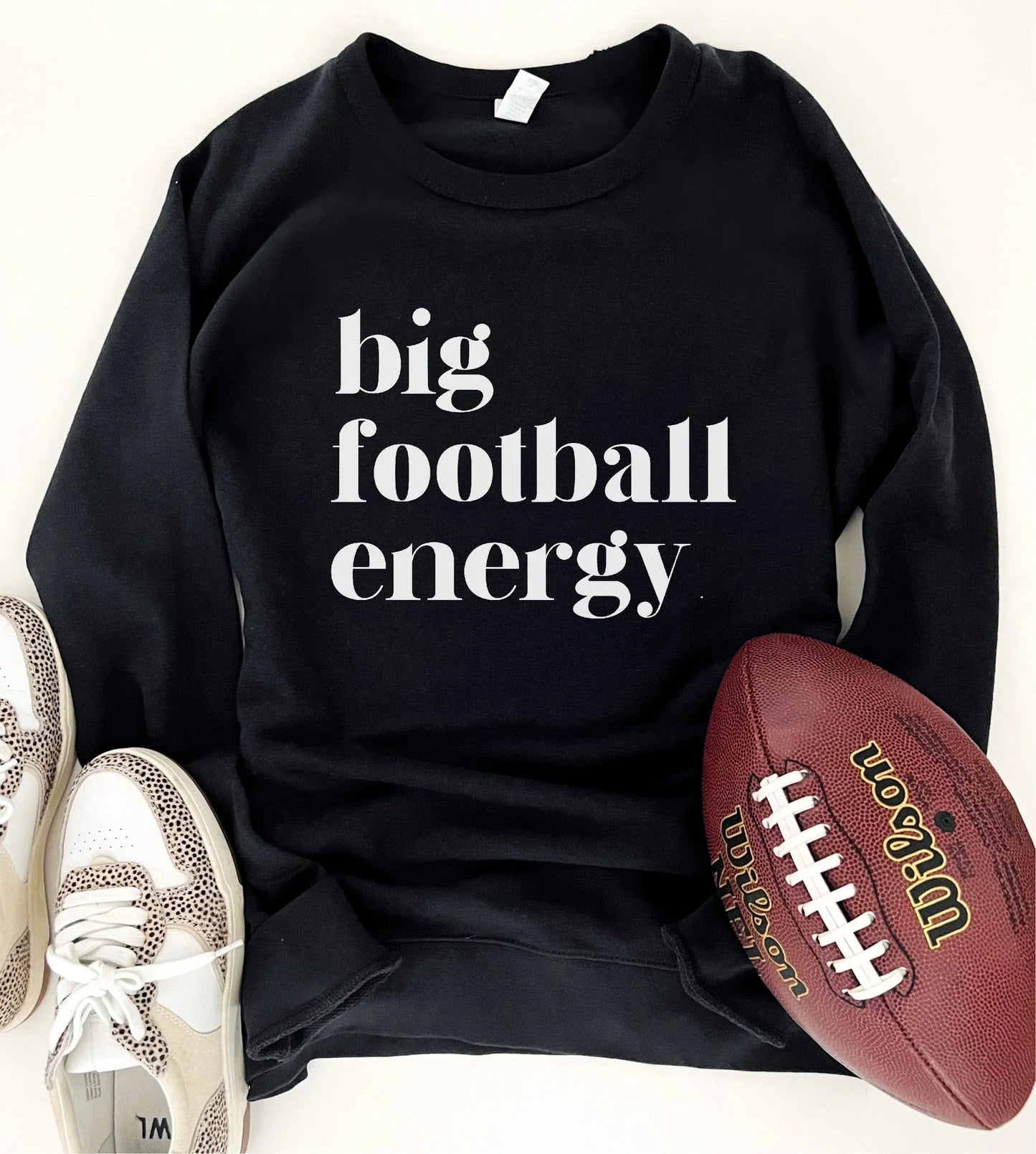 PREORDER: Big Football Energy Sweatshirt in Assorted Colors